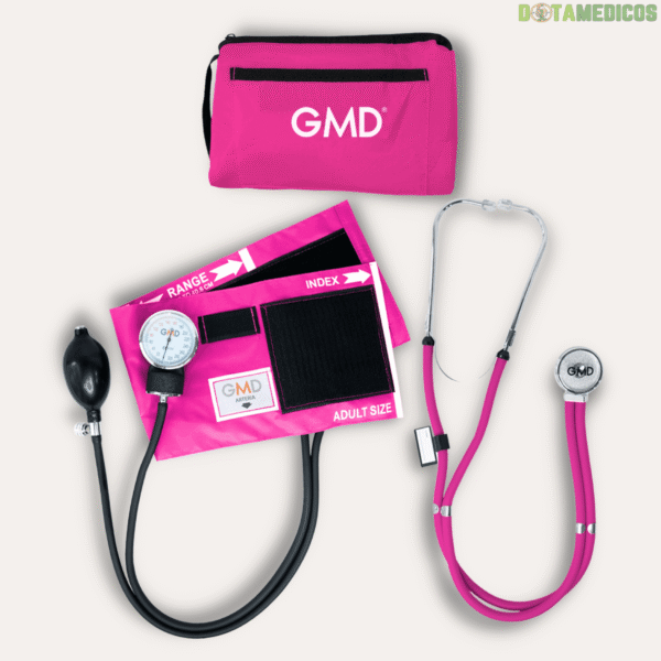 Kit Tensiometro + Fonendoscopio Rappaport Rosado GMD - Dotamedicos