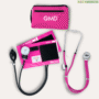 Kit Tensiometro + Fonendoscopio Rappaport Rosado GMD - Dotamedicos