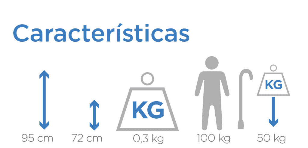 Dotamedicos - Bastón 4 apoyos