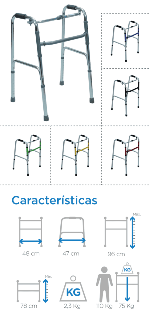 Dotamedicos CAMINADOR DOBLE FUNCIÓN