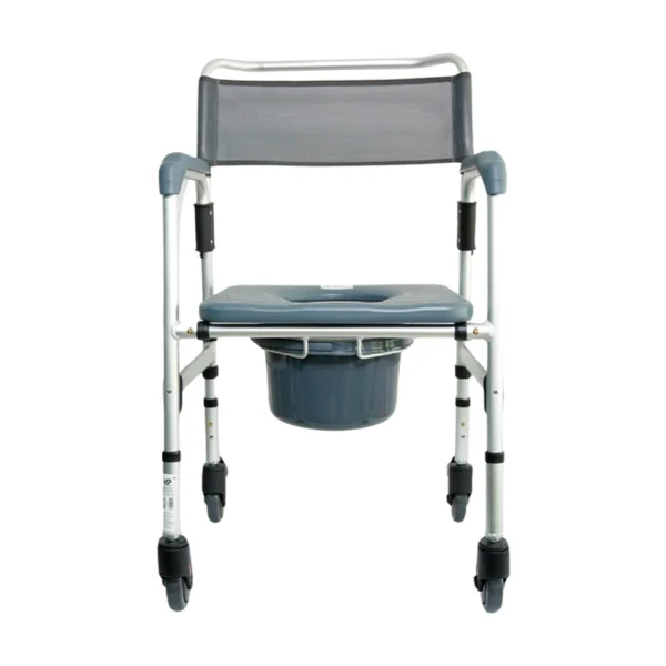 Cómodo sanitario plegable con ruedas KB225CR-AL19 - Image 2