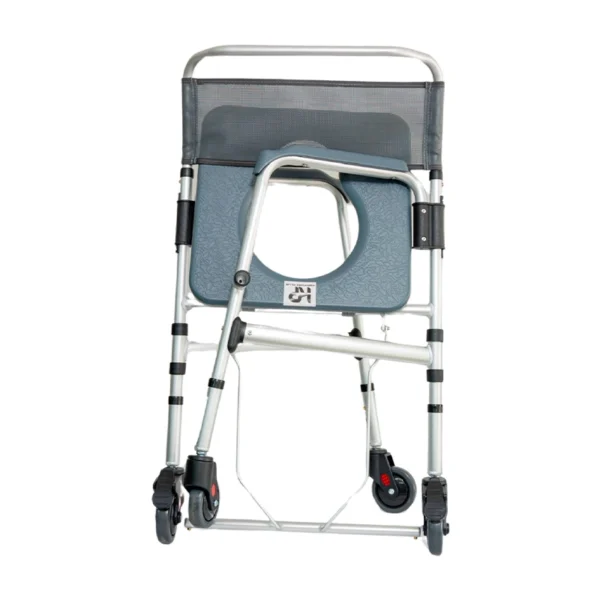 Cómodo sanitario plegable con ruedas KB225CR-AL19 - Image 4