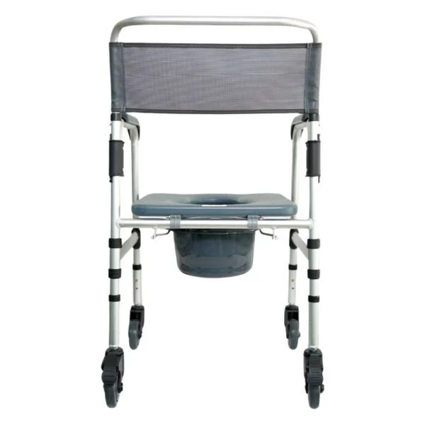 Cómodo sanitario plegable con ruedas KB225CR-AL19 - Image 5