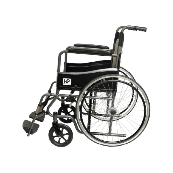 Silla de ruedas estándar desarmable en acero con tapicería acolchada Konfort Plus