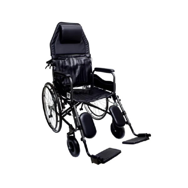 Silla de ruedas estándar en acero reclinable Konfort Plus