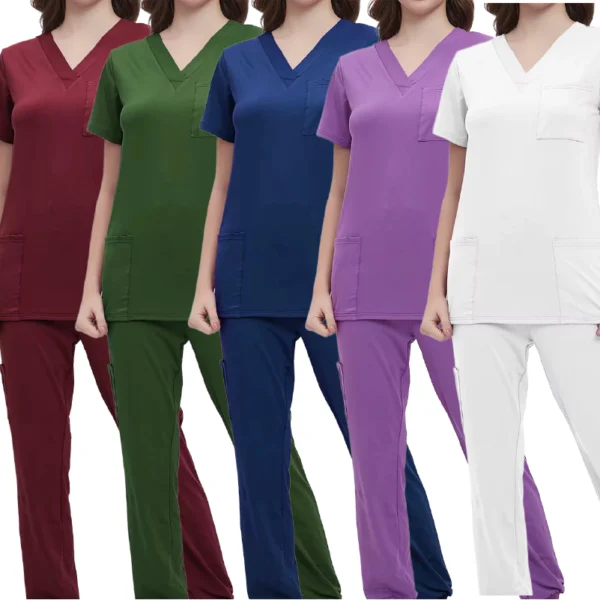 Uniforme Cuello V variados colores